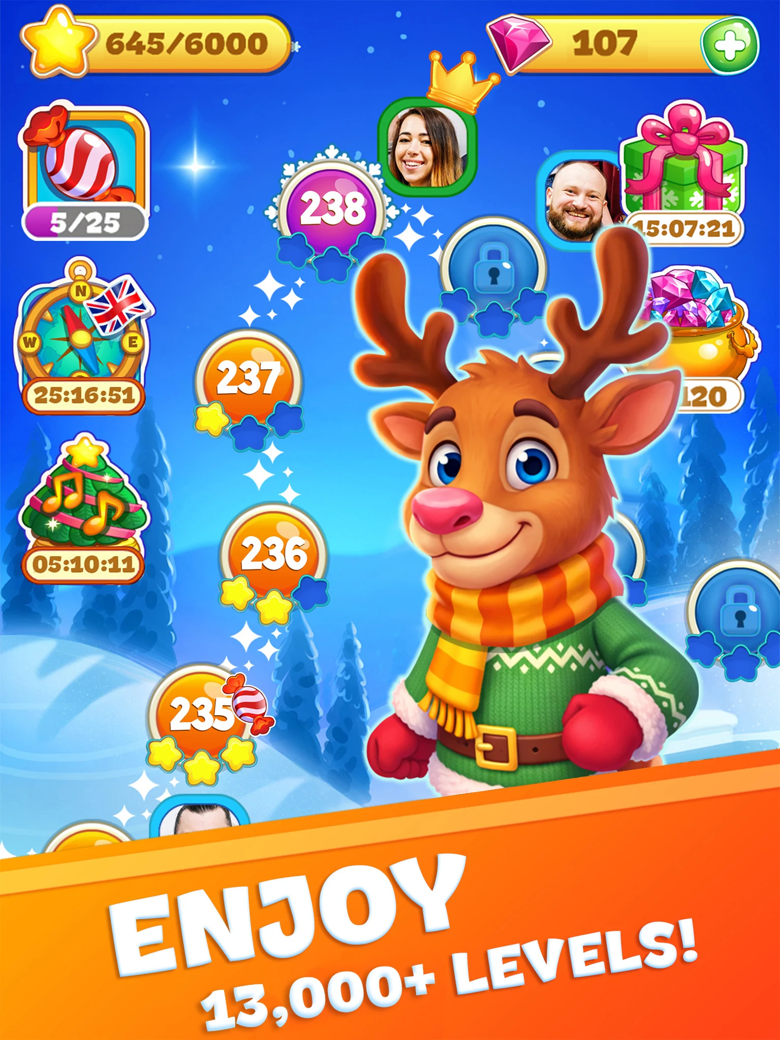 Christmas Sweeper 3 - Match 3 screenshot