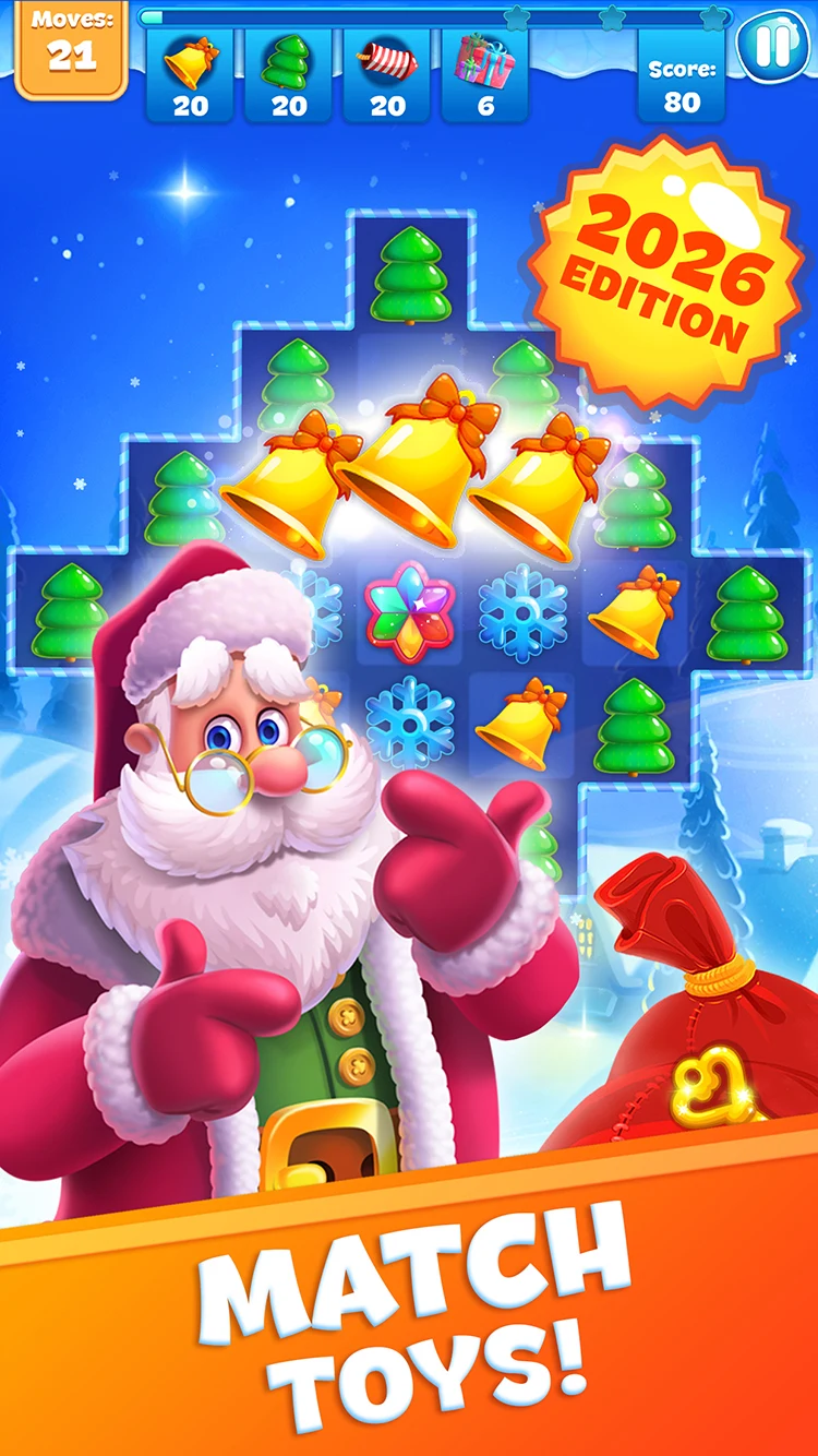 Christmas Sweeper 3 - Match 3 screenshot