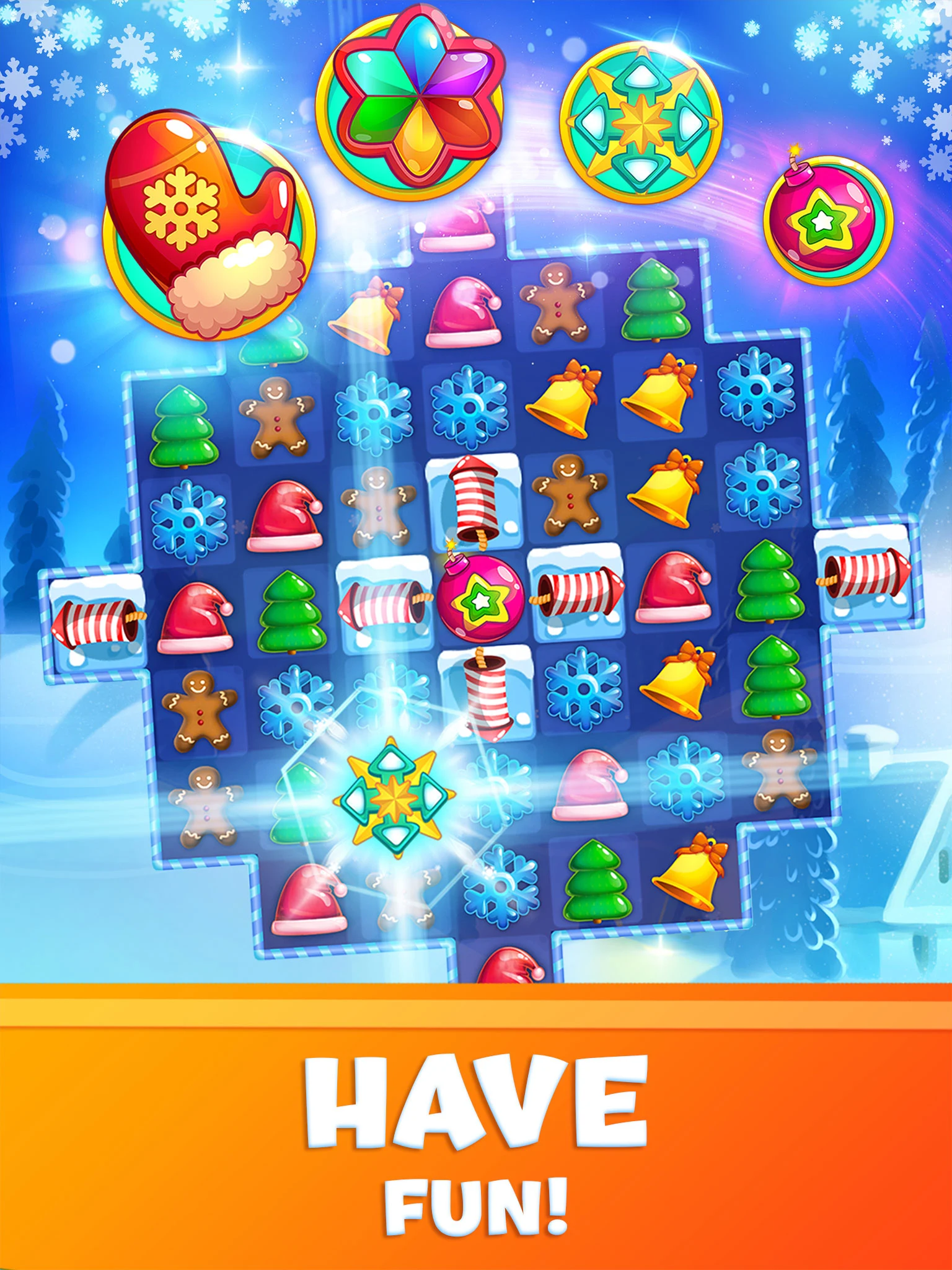 Christmas Sweeper 3 - Match 3 screenshot