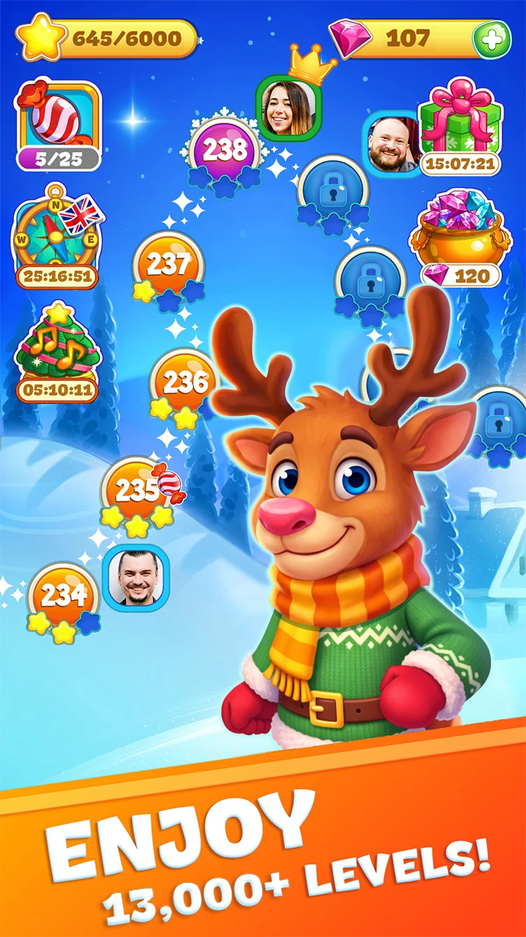 Christmas Sweeper 3 - Match 3 screenshot