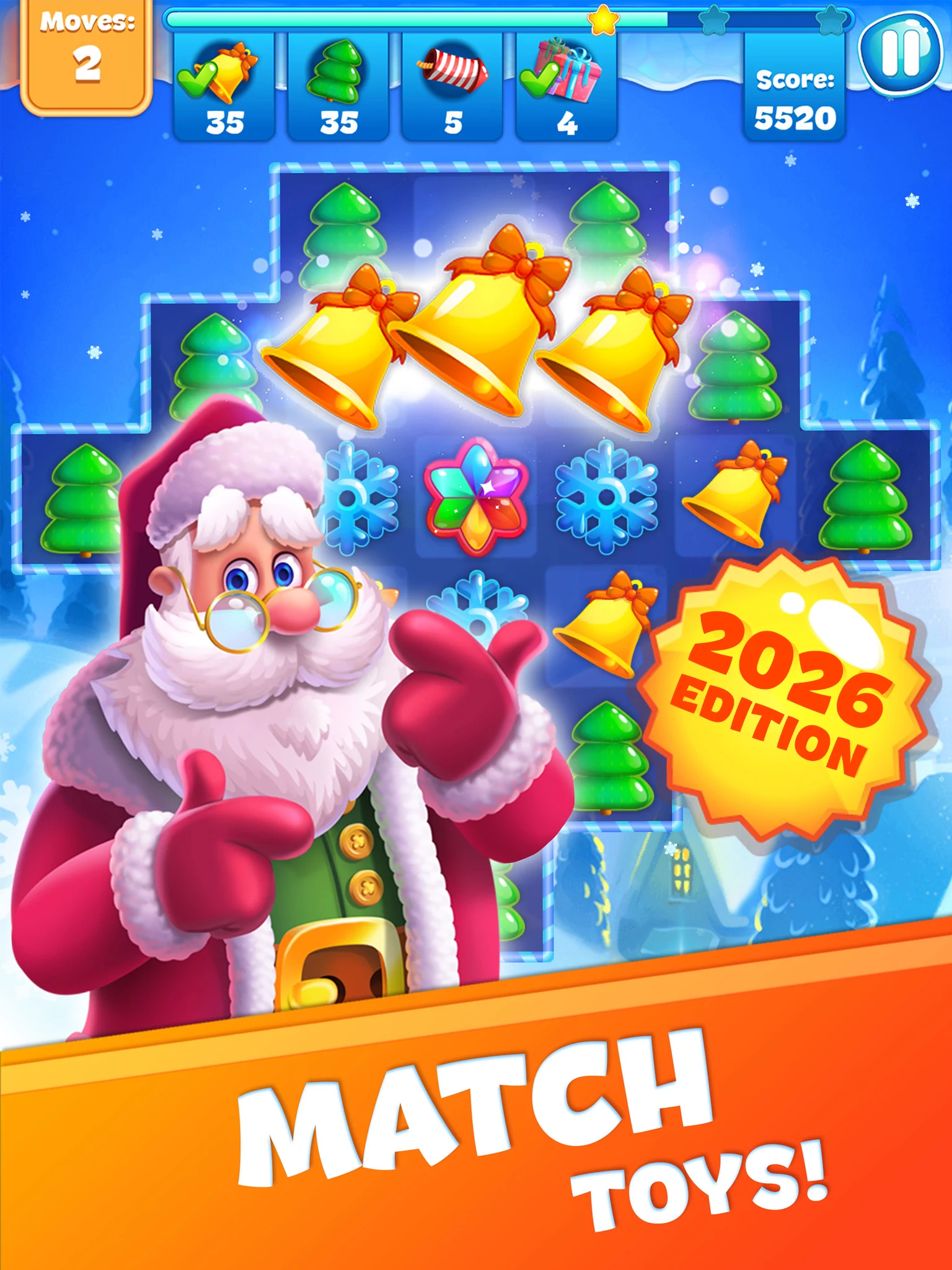 Christmas Sweeper 3 - Match 3 screenshot